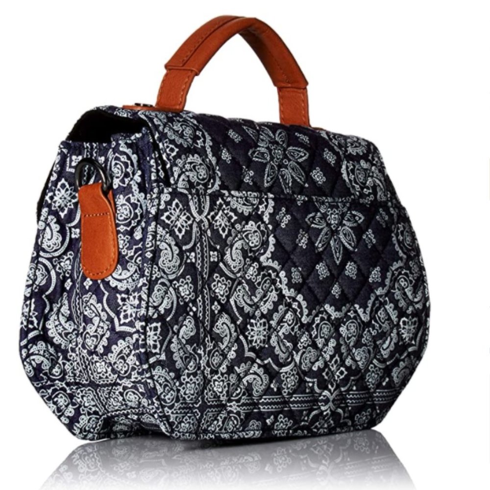 NWT Sam Edelman Paisley Quilted Crossbody Satchel - Picture 5 of 6